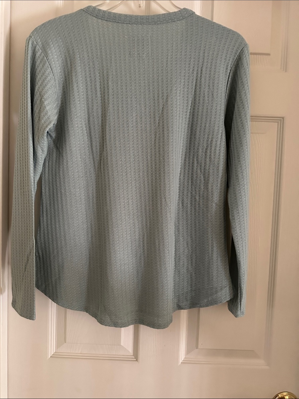 🆕 Chaser Light Blue Ribbed V-Neck Sweater - Picture 2 of 3